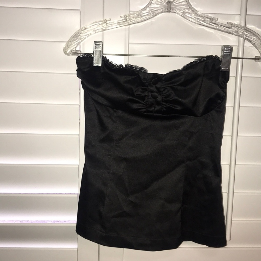 Strapless with ruffles